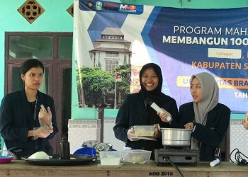 Mahasiswa MMD UB Kelompok 1000 Sulap Singkong Menjadi Olahan Mie